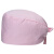 耀王医用手术帽棉质透气口腔护士工作帽纯色包头帽 粉色 可调节 