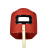 手持式电焊面罩防护面屏焊工焊帽焊接防护罩防水红钢纸烧焊面罩 升级款加厚1.5面罩+黑镜片