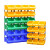 元件塑料盒钻头螺丝分类盒样品盒物料零件置物盒HZD 1号蓝色 3号黄色