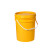 适用批发带盖pp桶胶桶涂料化工油漆包装桶密封塑料桶圆桶小桶 1L白色不含提手