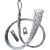 电力电缆网套牵引拉线连接器钢丝蛇皮套子网兜导线猪笼套拉紧网罩 电缆网套500-630平方 直径140-160mm