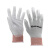 Raxwell尼龙针织PU工作手套,掌浸，尺寸M，10副RW2441