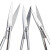 安达通 不锈钢手术剪刀实验用剪刀不锈钢医院用剪 直尖弯尖 手术直尖14cm