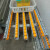 卸货神器宽流利条滑轨弯道无动力卸货滑梯滑轮轨道运输工具 一组2米40宽4道3固定件