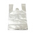 飞尔（FLYER）白色透明塑料袋 打包袋外卖袋一次性背心方便袋 1KG【17×28cm】