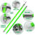 高压令克棒拉闸杆10kV伸缩绝缘杆电工防雨操作杆绿色变压器电杆 10kV 4节4米(防雨型) +包