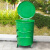 适用于sysbel防火防爆垃圾桶危废化学品钢制废弃物实验室废品废液收集桶 240L圆形加厚铁桶[带盖绿]
