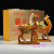 温馨里 唐三彩马工艺品 陶瓷骆驼摆件 旅游纪念品送客户特色礼品 橙色22cm对马驼   不带盒子