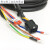 台达 伺服电机动力刹车线 VW3M5112R30 R50 马达电缆信号线 黑色 12m