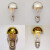 爱迪生灯丝LED无影灯泡半电镀银色金镜面反射装饰有可调光中性光 A60-4W暖光(E27) 其它 其它