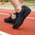 多威跑步鞋男女训练田径跑鞋运动鞋减震透气慢跑鞋专业马拉松训练鞋 AM2713/F黑色 42