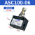 亚 德客单向节流阀ASC100-06/200-08气动可调流量控制调速阀调节阀 ASC100-06