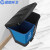 蓝鲸环卫 16L新国标加厚款蓝+灰 分类双桶垃圾桶公共场合三商用干湿双色二合一脚踏LJHW-1001
