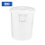 盾牙加厚塑料水桶带盖圆桶食品储水桶蓝白色大容量发酵塑胶桶280L