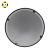 捷邦1/2球面反光镜二分之一凸面广角镜超市防盗镜开阔视野安全镜 二分之一吸顶装80cm