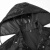 雨衣外套男式上衣防暴雨雨衣半身男单件劳保短款防水雨衣雨裤套装 黑色套装[含双帽檐] XXXXL