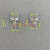 SEM凹槽钉形扫描电镜样品台FEIZEISS蔡司Tescan直径12.7 4590度台127mmX6钉腿长