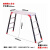 铝合金折叠功夫马凳便携脚手架装修防滑安全梯工作梯平台梯洗车台 玻璃钢平台宽40cm高121cm