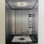 电梯LED吊顶灯板灯博得平面灯铝框各种图案尺寸均可 XL-2P0505银色框DC12V 正白