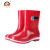 上海牌雨鞋女士中筒舒适PVC耐磨防滑防汛劳保工业防护耐腐蚀耐酸碱食品加工鞋SH559 绿色 39