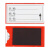 共泰 磁性标签 标示牌物料卡标牌贴磁铁分类牌标签磁吸标识牌 软磁全磁 80*150mm 红色 1个