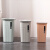 WEMEC加厚长方形垃圾桶家商用无盖办公室卫生间创意压圈小纸篓桶 马桶纸篓