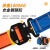 SHANDUAO五点式安全带高空作业新国标AD9021单大钩1.8米+缓冲包
