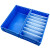 金固牢 KCzy-207 分隔式零件盒 工具收纳箱螺丝盒物料盒 蓝色小3号（500*117*90）