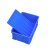 炅石塑料周转箱515*345*150mm零件盒储物整理箱仓储收纳箱 蓝色带盖PCDG-BU5134-150