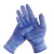 12双夏季条纹薄款尼龙纱线透气工作手套劳保耐磨弹力防晒男女 L码（大号） 蓝色尼龙手套（12双）