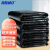海斯迪克 HK-369 加厚型垃圾袋 商用工业专用塑料袋 黑色平口80*100cm 50个