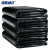 海斯迪克 HK-369 加厚型垃圾袋 商用工业专用塑料袋 黑色平口70*90cm 50个