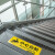 鸣固小心台阶地贴提示牌（7张） 楼梯安全温馨提示标语 标识牌指示牌30*10cm 请穿鞋套 7张MGF0492