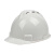 君御（Exsafety）PE材质 带透气孔安全帽 建筑工程施工防护帽 卷边帽沿 豪华V型 蓝色 1501