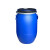 时通塑料桶化工桶50升铁箍桶法兰桶塑料水桶泔水桶废液桶50L法兰桶【手柄款】401*610mm