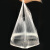 飞尔（FLYER）白色透明塑料袋 打包袋外卖袋一次性背心方便袋 1KG【17×28cm】