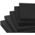 普力捷 80度黑白色EVA泡棉材料 板材内托高密度泡棉板海棉胶带 1米*2米 黑色定制 5mm