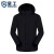 星工（XINGGONG）三合一冲锋衣 全热封双面加绒防风保暖户外防护服男女款外套 黑色 XL