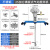 气动搅拌机200L油桶专用横板夹桶式油漆涂料胶水油墨化工分散搅拌 25加仑（横板式）不锈钢