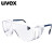 uvex优唯斯 9161-305防护眼镜护目镜防风沙防雾近视可戴透明罩防冲