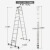 瑞居高强度双侧梯子A型梯子折叠梯子折叠工程梯子铝合金梯子YQAT-3180