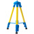 水平仪支架三脚架升降支撑杆伸缩杆激光水准仪三角架通用 加厚海蓝马蹄三脚架1.3米（