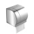 鹿凌青卫生间盒厕所盒不锈钢盒浴室防水手纸盒免打孔 K8加厚304不锈钢纸盒（免打孔）