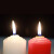 铸固 应急照明蜡烛 加粗家庭用停电照明无烟无味蜡烛长效燃烧 黄色两个加烛台