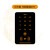 磨砂门禁机管理卡一体机读卡器IC卡自动门开门主机密码ID卡二代证 X12触摸款(IC卡+灌胶防水)