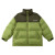 左西2023冬季男童羽绒服儿童保暖加绒面包服棉服 浅绿色 130 