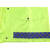 汉盾 HD-RAC004 带反光条网格内衬PVC双层分体式雨衣 荧光绿