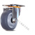 ONEVAN3寸万向轮轮子橡胶平板小手推车拖车轱辘5寸重型带刹车脚轮子 4寸标 定向