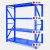 君制 货架仓库仓储库房中型重型加厚五金金属多层置物架铁架子 350kg/层蓝色四层主架长150*宽60*高200cm