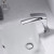 欧宝斯（OBUSE）卫生间浴室台上洗手盆坐式冷热面盆全铜起泡器枪水龙头灰色/镀铬 OBS-98012